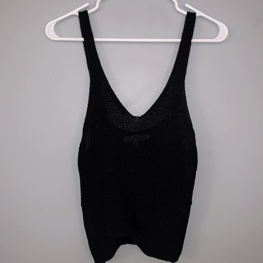 Knit Wrap Crop Top